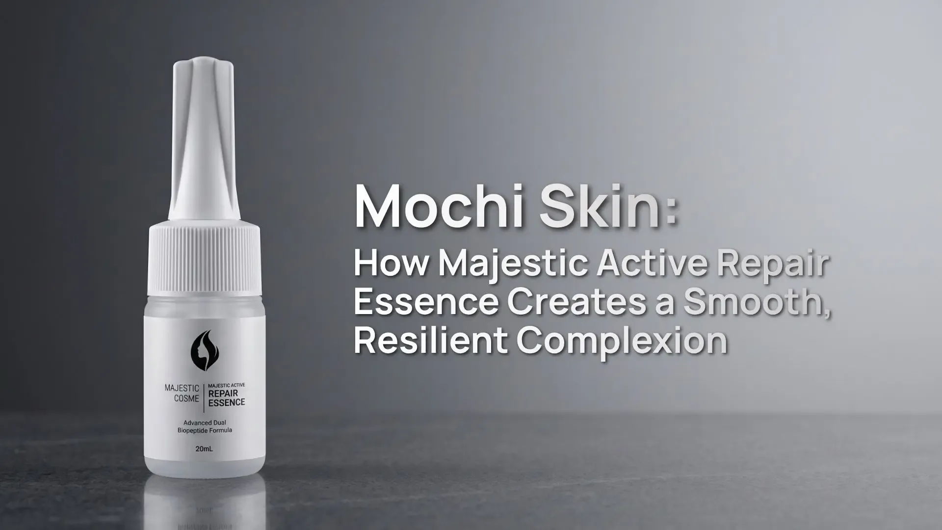 Mochi Skin: How Majestic Active Repair Essence Creates a Smooth, Resilient Complexion
